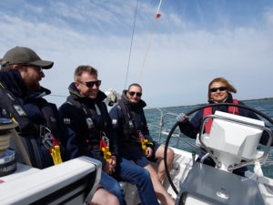 RYA Day Skipper at the helm